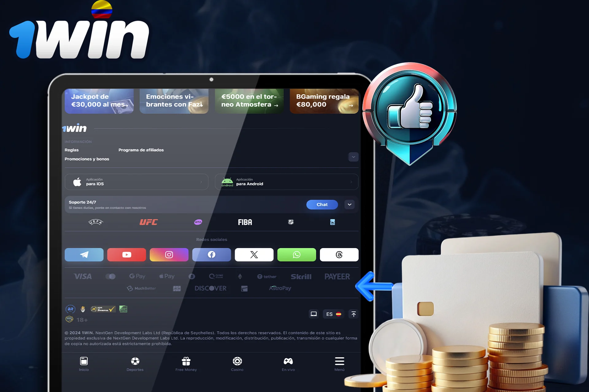 Varios métodos de depósito