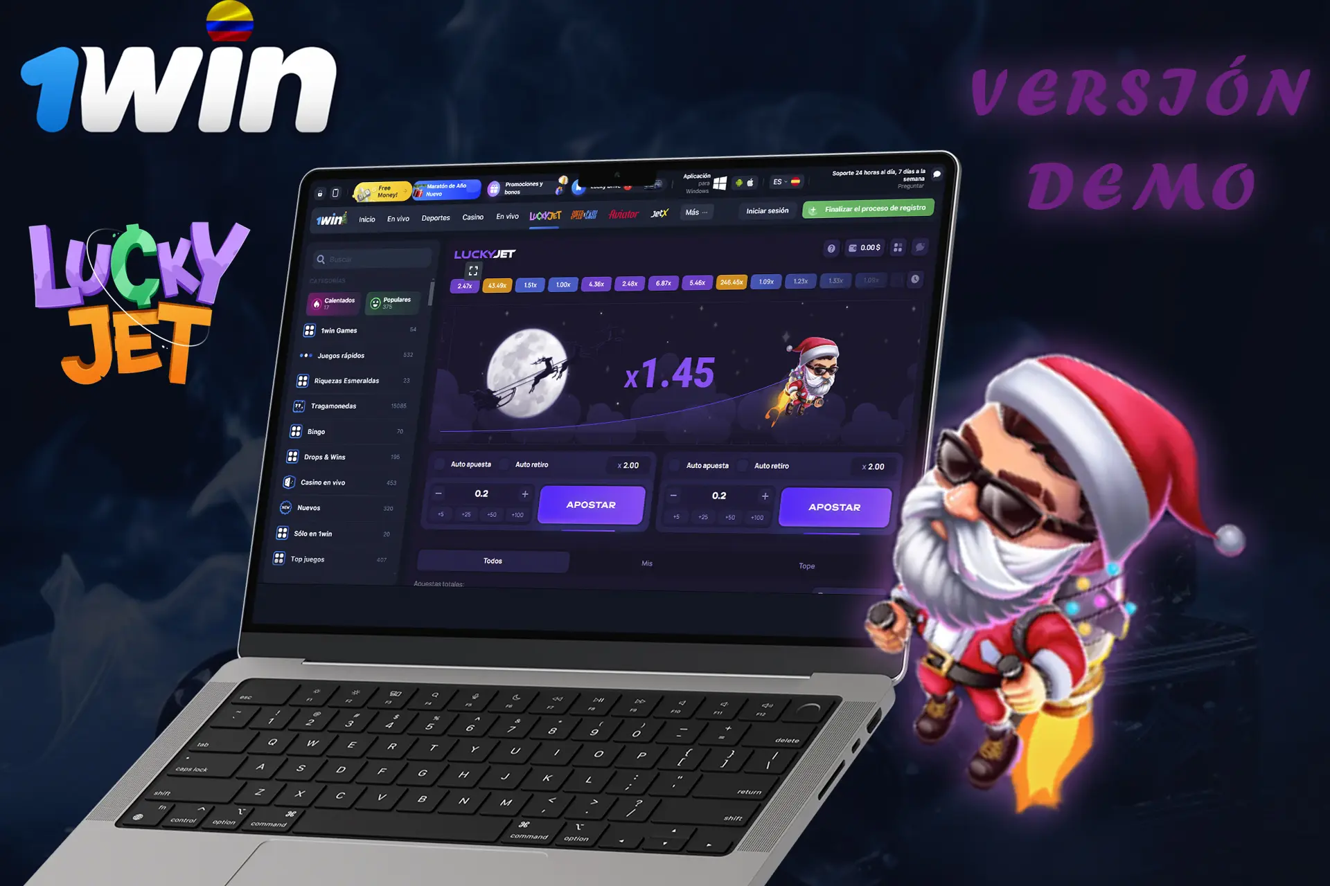 Juega a Lucky Jet en modo demo