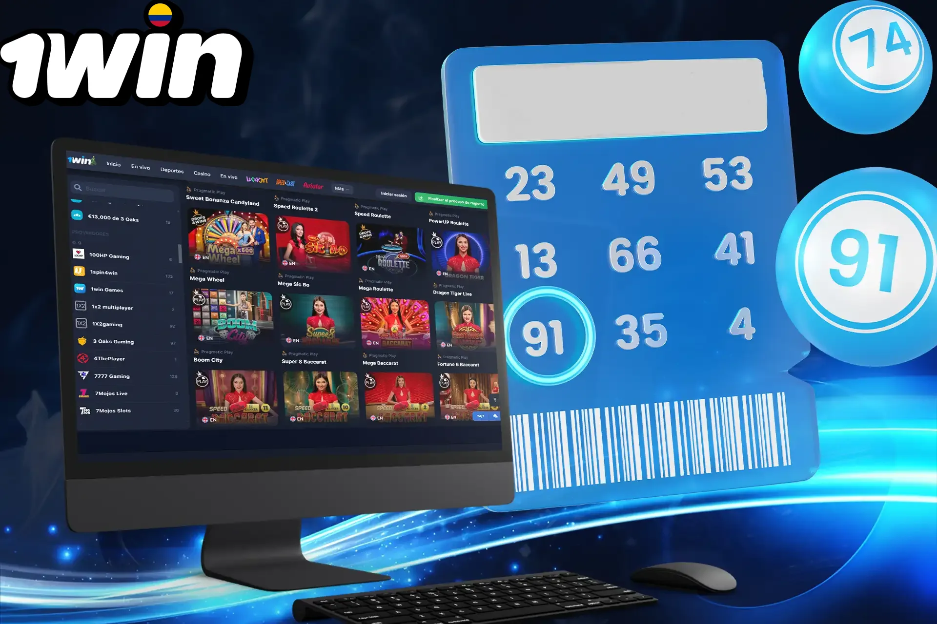 TVJuegos dinámicos en 1Win Casino