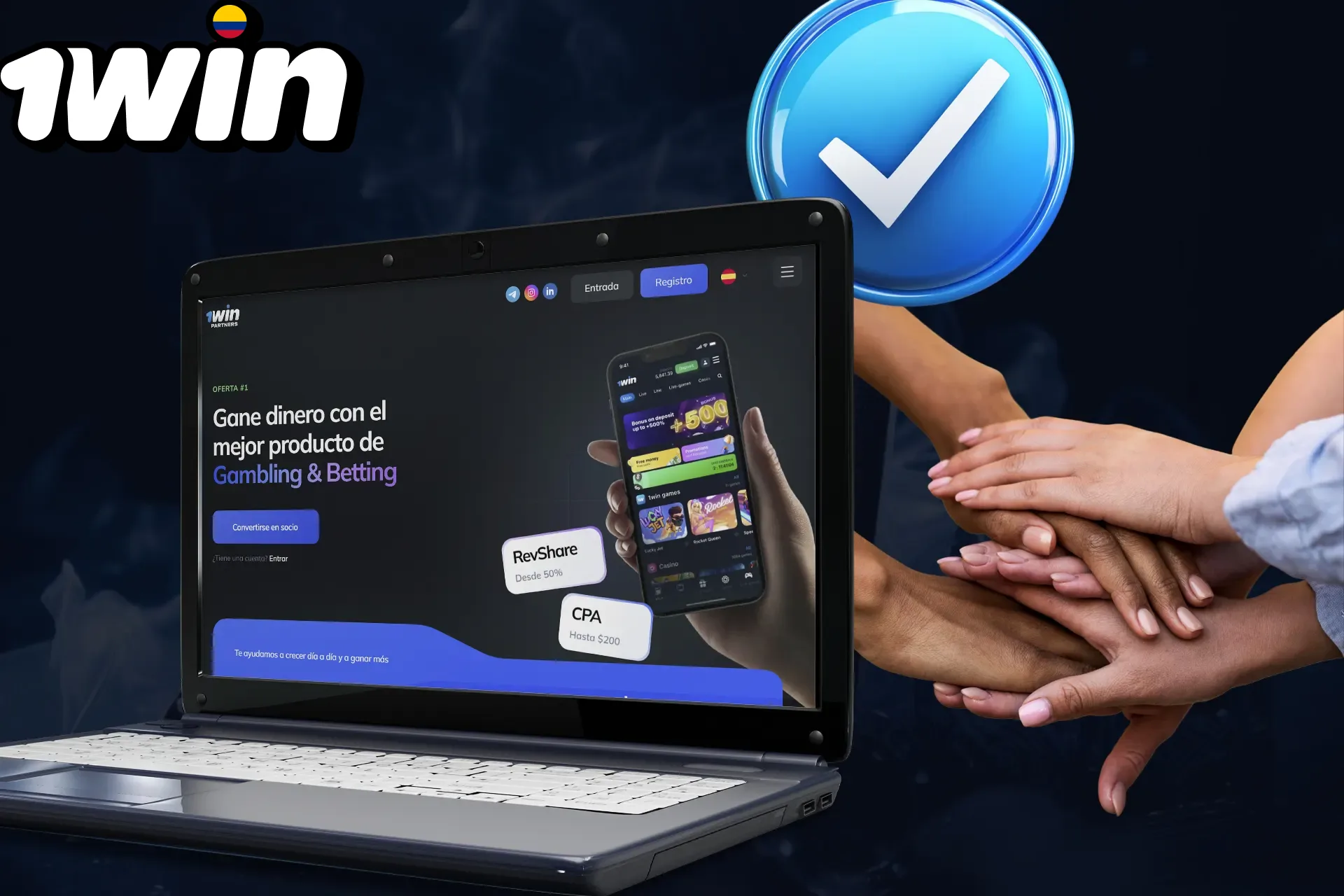 La plataforma 1Win permite beneficiarse de un programa de afiliación