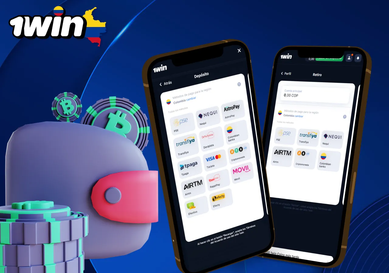 Métodos de pago para jugadores de Sweet Bonanza 1000 en Colombia.