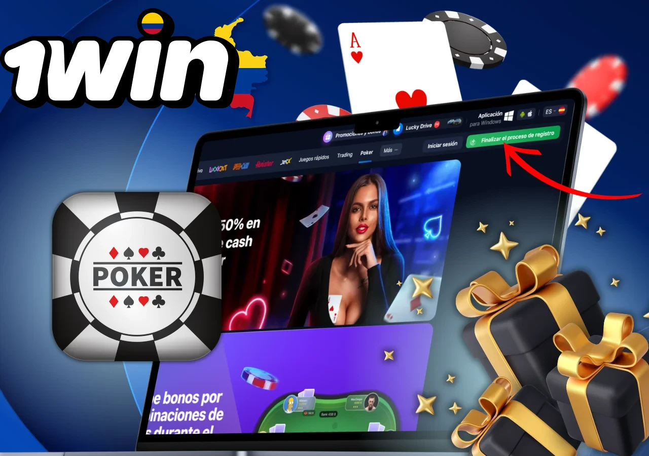 Disfruta del poker en 1Win Colombia con un bono de bienvenida