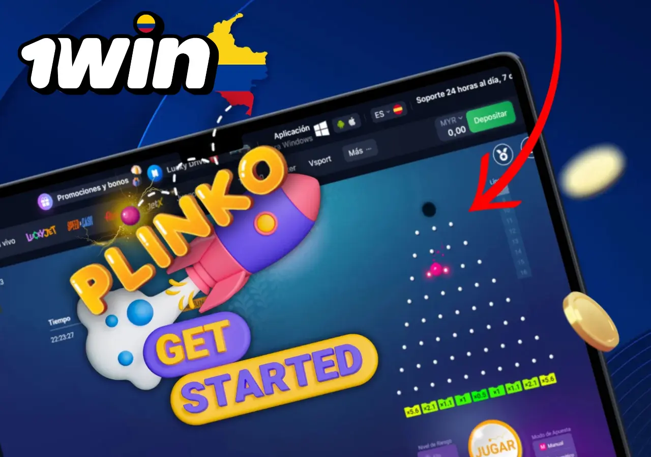 En Plinko, la bola desciende por un campo de clavos hasta caer en una casilla con multiplicador.