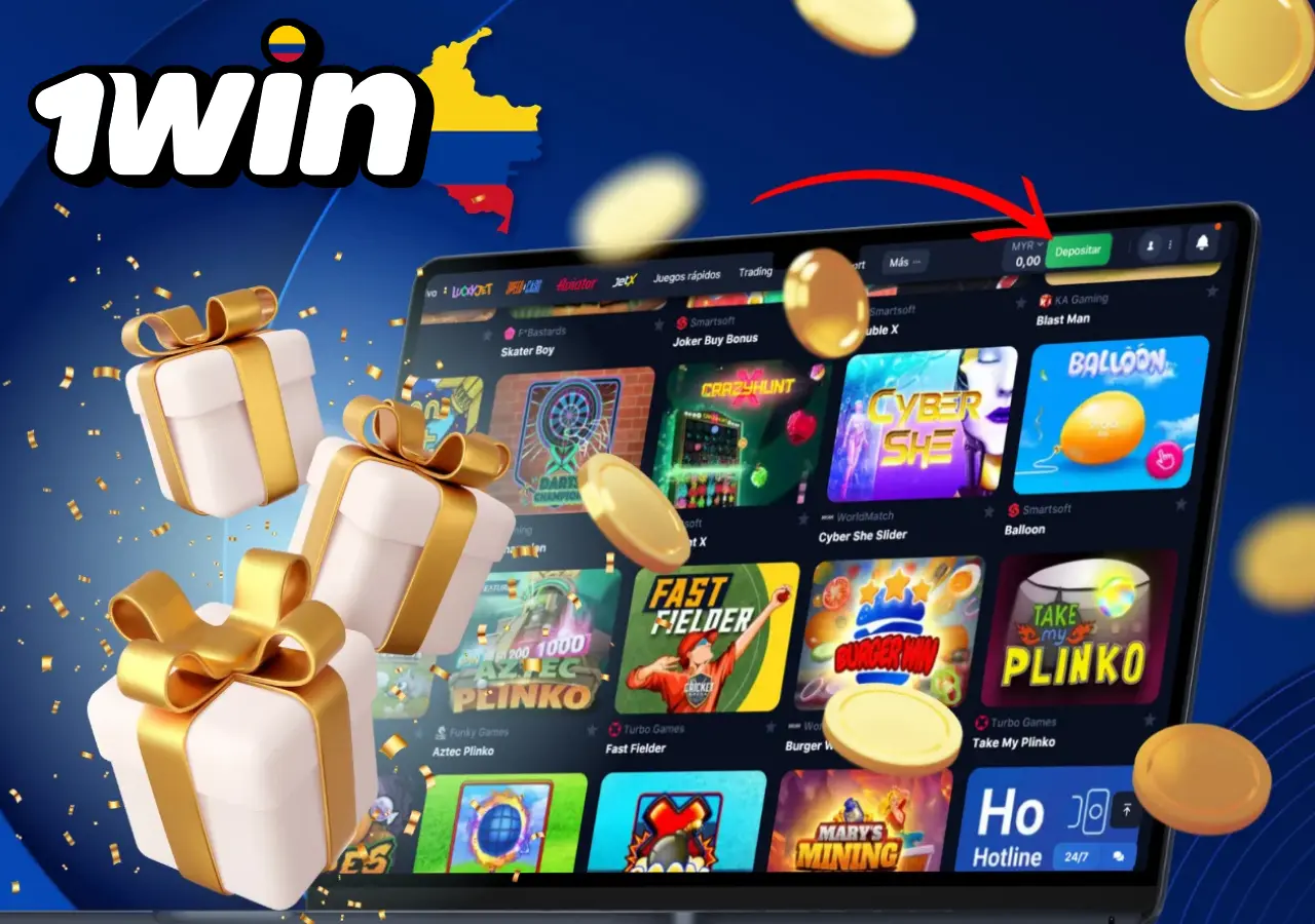 Bono de bienvenida 1Win Balloon