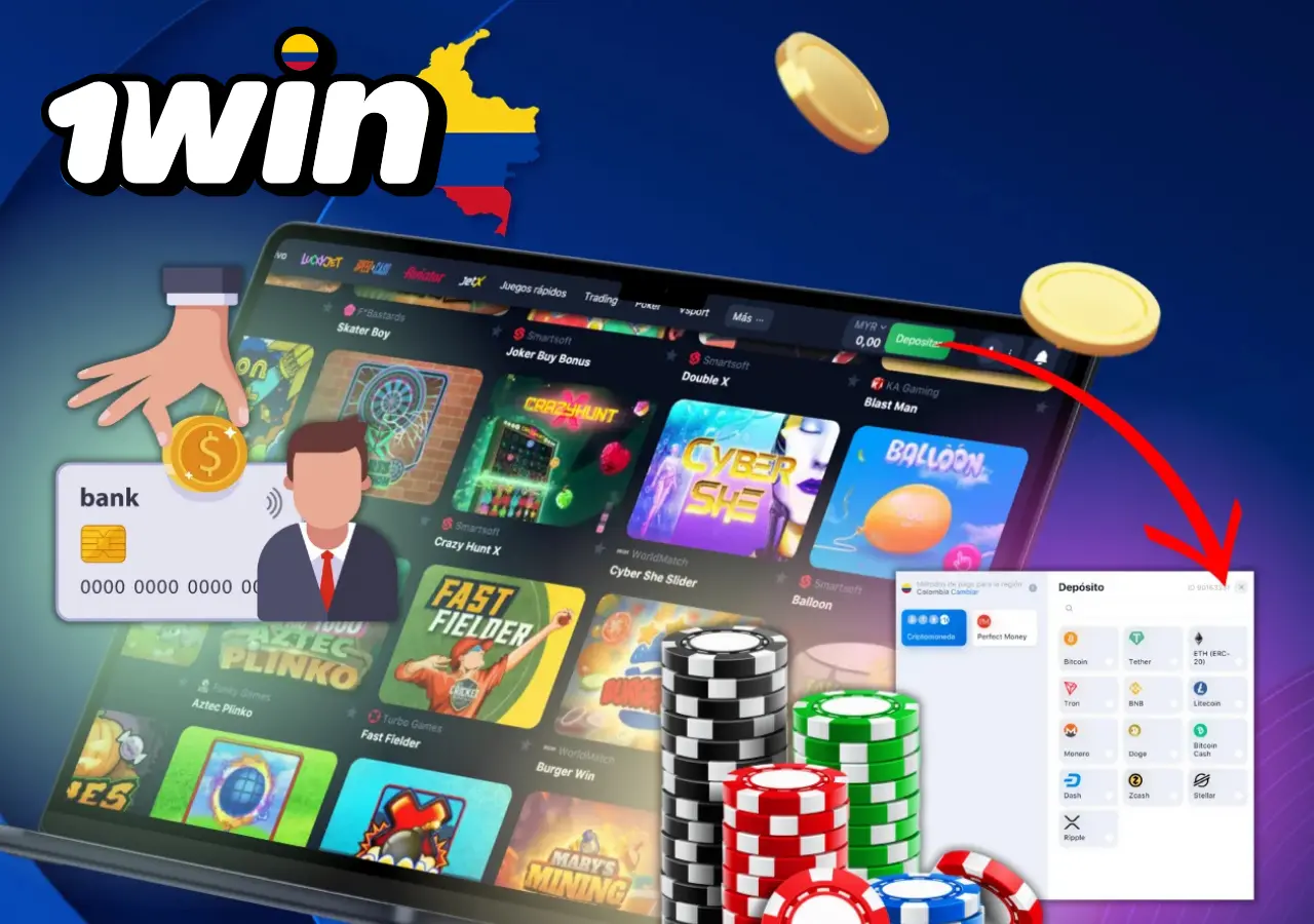 Métodos de pago en 1Win