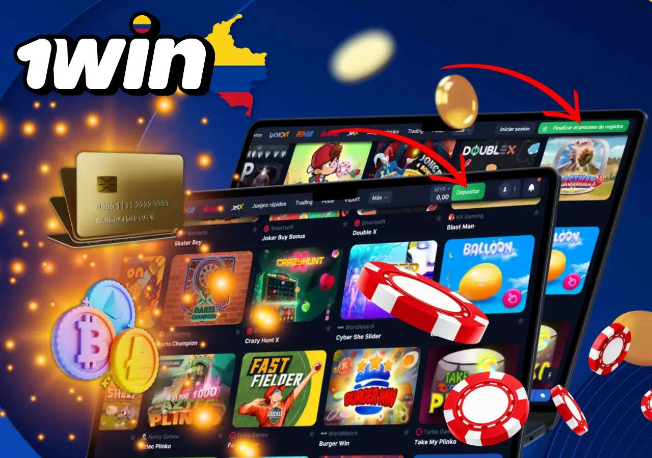 Retira tus ganancias de Globos a 1Win siguiendo los sencillos pasos en tu cuenta.