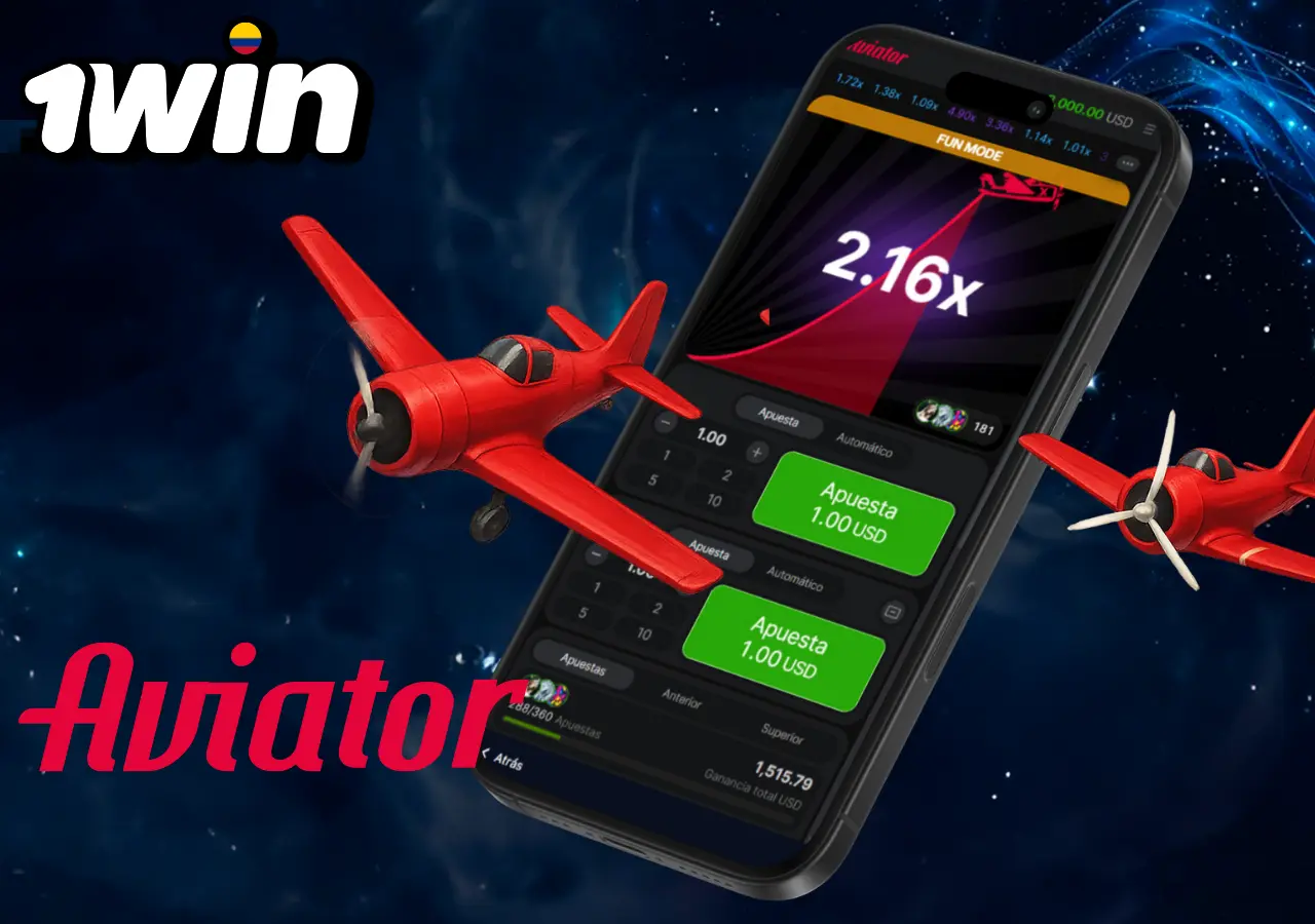 Juego Aviator con ganancias dinámicas